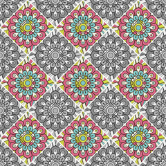 Seamless pattern. Vintage decorative elements