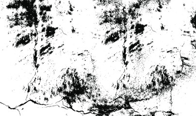 Rough black and white texture vector. Distressed overlay texture. Grunge background. Abstract textured effect. Vector Illustration. Black isolated on white background. EPS10.