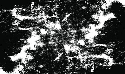 Dark grunge urban texture vector. Distressed overlay texture. Grunge background. Abstract obvious dark worn textured effect. Vector Illustration. Black isolated on white. EPS10.