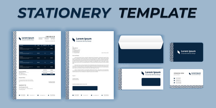 Corporate Branding Identity Stationery Template Design