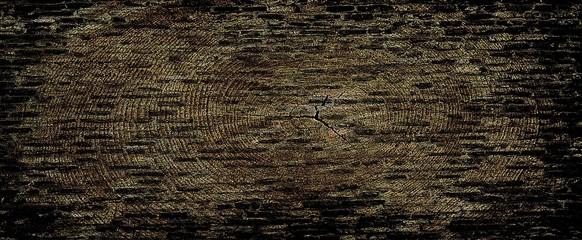 Weathered stained old brick wall background. Background of brick wall texture