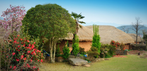 Naganeupseong Folk Village is located in Nagan-myeon,  Suncheon, Jeollanam-do, South Korea....
