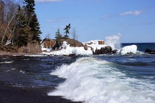 Wild Waves On Lake Superior