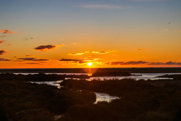 Fototapeta na wymiar Sonnenuntergang - Mittelmeer - Frankreich