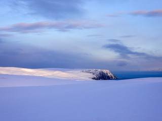 Nordkapp im Winter, Norwegen
