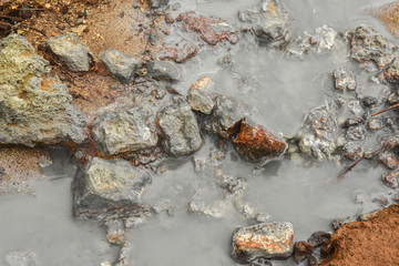 Seltun geothermal area, Krysuvik, Reykjanes peninsula in Iceland