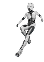 super soldier female is landing