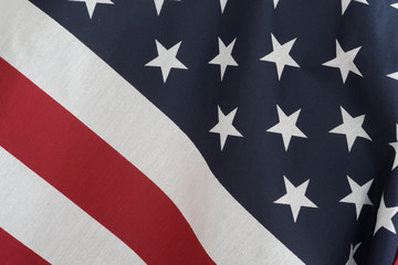 American Flag close up