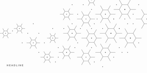 Abstract geometric technological background. Vector creative design.