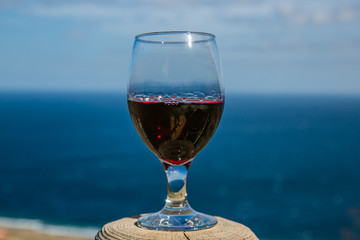 glass of red wine