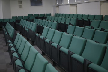 empty conference room with chairs