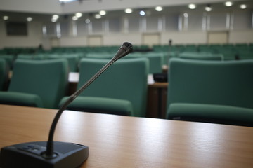 empty conference room with chairs