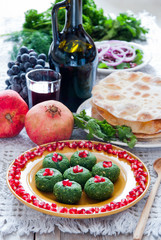 Spinach pkhali, a traditional Georgian cold starter