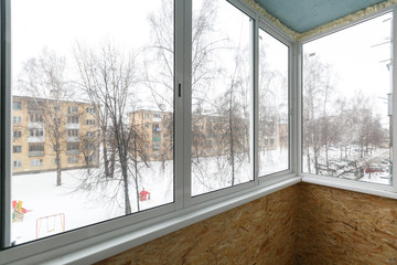 view from the balcony of the apartment building