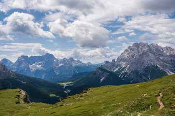 panoramic view of the Dolomites, South Tyrol