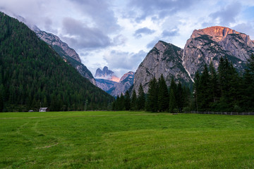 panoramic view of the Dolomites, South Tyrol