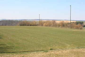 Fussballplatz im Dorf.