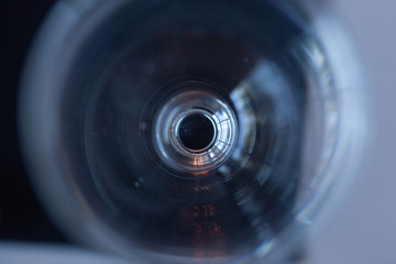 Fototapeta na wymiar Interior de uma garrafa plástica