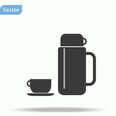 thermo icon vector. thermo sign on white background. thermo icon for web and app