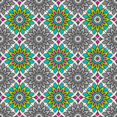 Seamless pattern. Vintage decorative elements