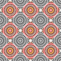 Seamless pattern. Vintage decorative elements