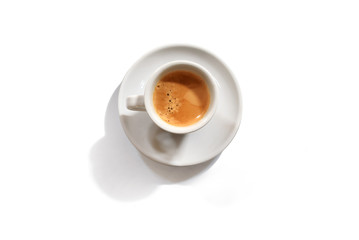 Espresso mit Unterteller