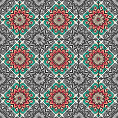 Seamless pattern. Vintage decorative elements