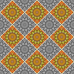 Seamless pattern. Vintage decorative elements