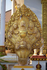 A beautiful view of buddhist temple in Siem Reap, Cambodia.