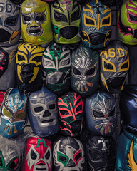 Fototapeta premium Luchadores mask Wrestle mask