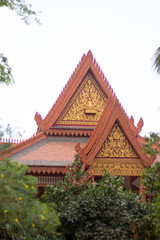 Fototapeta premium A beautiful view of buddhist temple at Siem Reap, Cambodia.