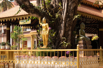 A beautiful view of buddhis temple at Siem Reap, Cambodia.