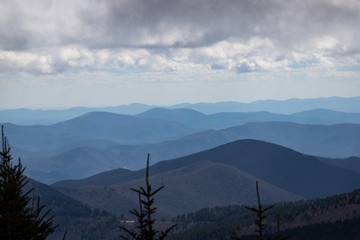 Hiking at Mt. Mitchell, North Carolina