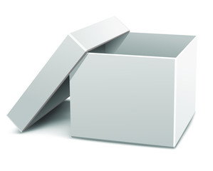 Illustration of packing box, with white background vector