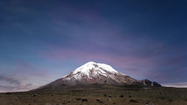 Chimborazo volcano, highest place on earth. Ecuador