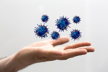 Corona Virus Healthcare Concept. Coronavirus protection Pandemic Sars Fever.