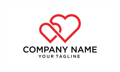 COMBINATION LETTER LOGO FROM TWO HEART 