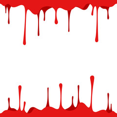 Vector blood red dripping splash background. To see the other vector splash illustrations , please check Splash and Dripping collection.