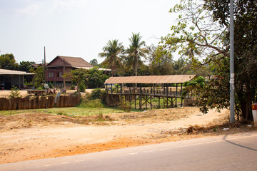 A beautiful view of Siem Reap city at Cambodia.