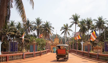 A beautiful view of Siem Reap city at Cambodia.