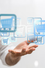 Shopping cart as part of the network in hand . The concept of Innovation in e-Commerce.