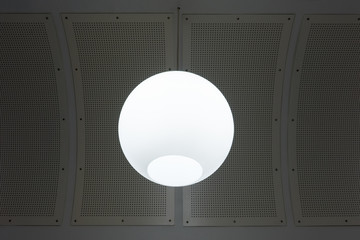 Lighting in a hospital lab corridor