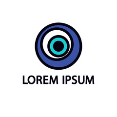 Obraz premium fatima eye line icon, vector illustration