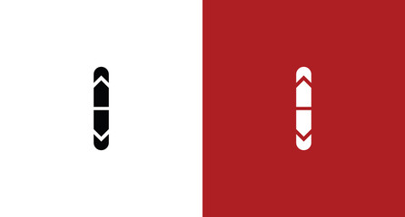 I logo template vector concept