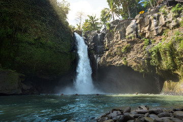 Tegenungan Waterfall and natural park, Bali, Indonesia