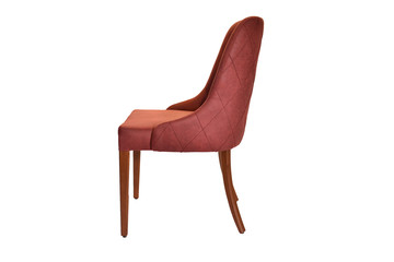 wooden chair isolated on white