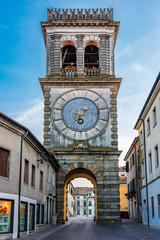 Clock tower in Este