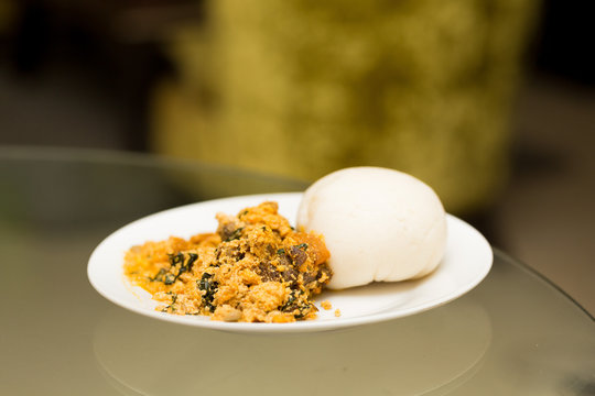 Semo and Egusi stew