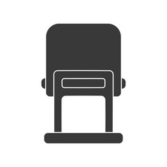 Self Inking Business Stamp Icon Vector
