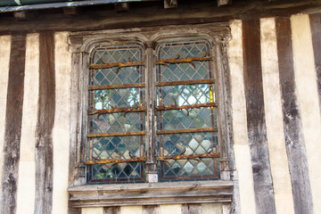 A very old window in the wall